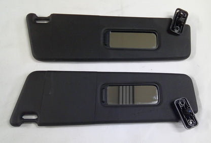 10 15 Camaro Driver Passenger Side Sun Visors Left Right Visor Black Pair B5