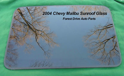 2004 CHEVY MALIBU YEAR SPECIFIC OEM FACTORY SUNROOF GLASS FREE SHIPPING! - RarePartsFinder.Com