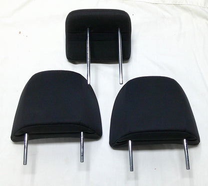 09 - 13 SUBARU FORESTER REAR HEADREST HEAD REST SET BLACK CLOTH OEM FREE SHIP