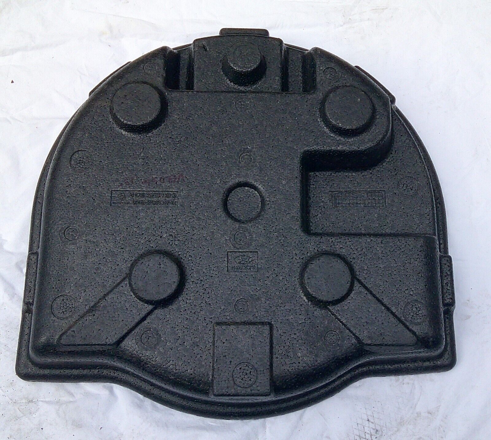 12 - 17 Hyundai Veloster Spare Tire Cover Round Foam Oem Case Holder M1