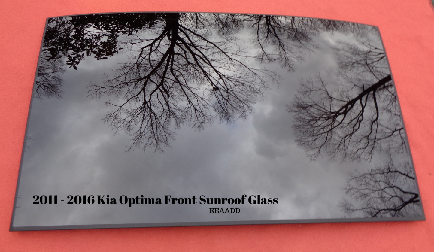 PICKUP ONLY 2011 - 2016 KIA OPTIMA FRONT 81630-2T000 OEM FACTORY SUNROOF GLASS - RarePartsFinder.Com