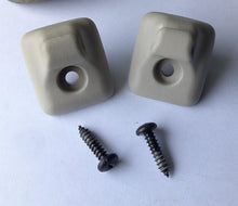 1994 - 2001 Dodge Ram 1500 Beige Sun Visor Clip Set OEM    SC1 - RarePartsFinder.Com