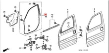 06 - 14 Honda Ridgeline on Body Pass Front Weatherstrip OEM 72310-SJC-A01 W10