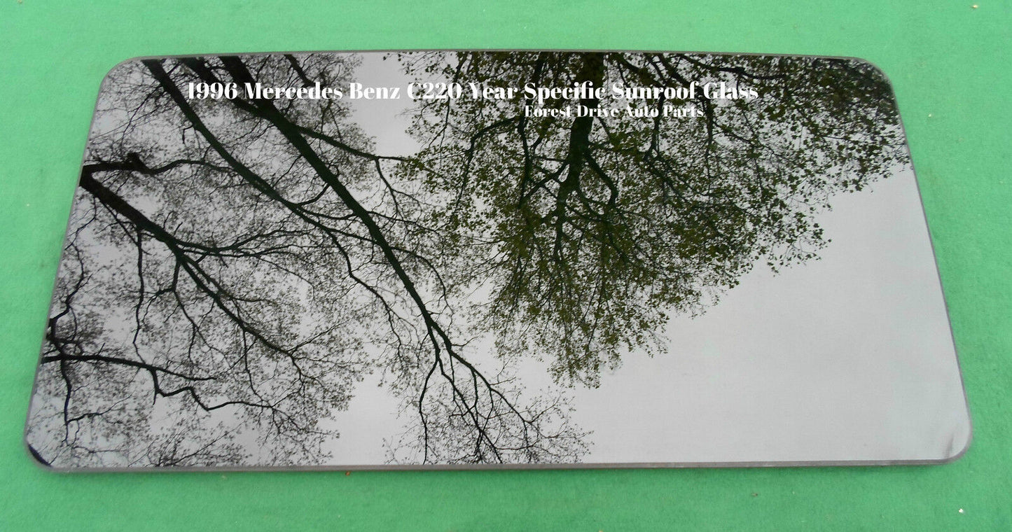 1996 MERCEDES BENZ C220 OEM FACTORY YEAR SPECIFIC SUNROOF GLASS FREE SHIPPING! - RarePartsFinder.Com