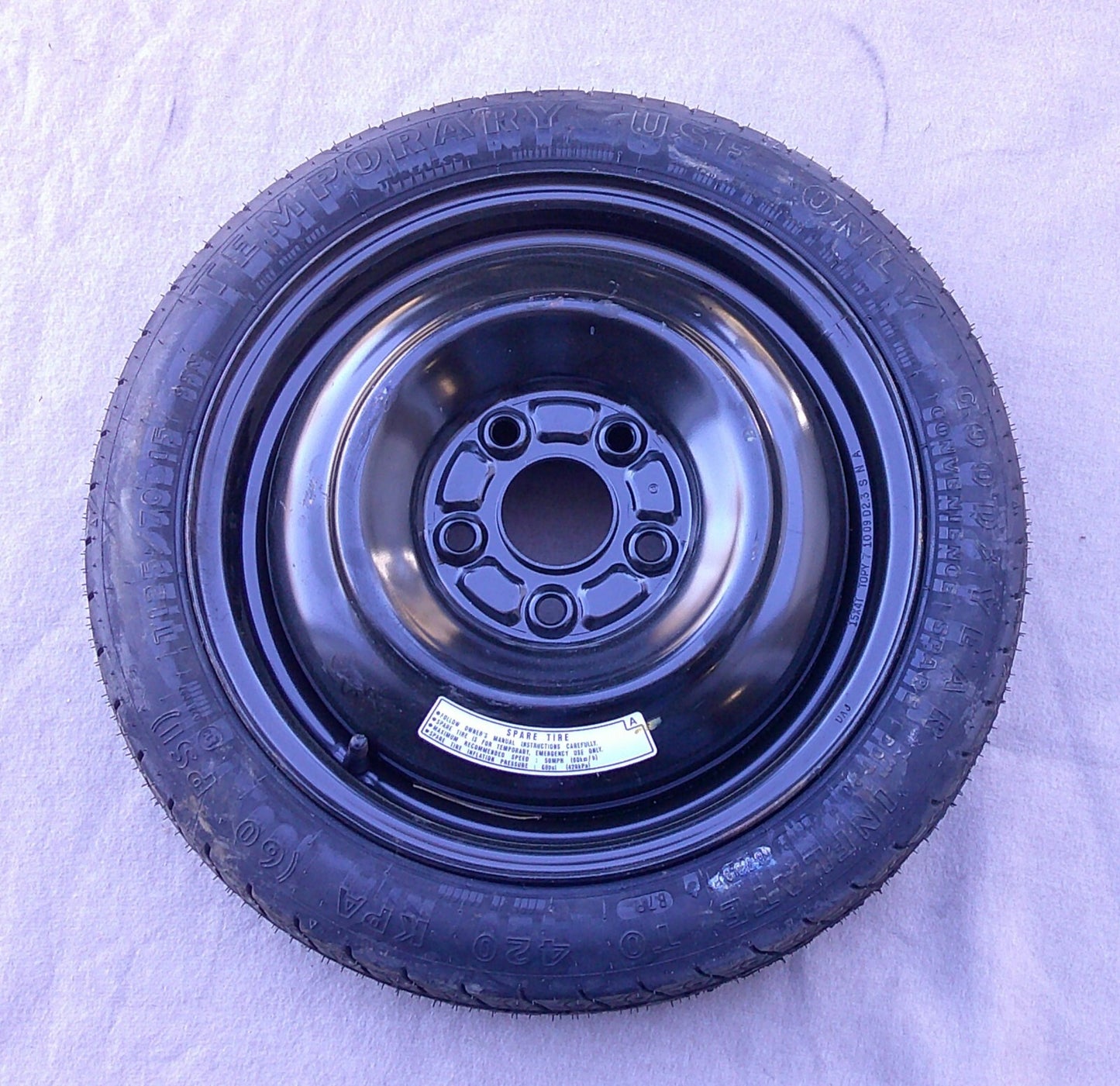 2006 - 2011 Honda Civic  Emergency Spare Tire Wheel Donut OEM