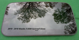 2010 - 2018 MAZDA 3 OEM FACTORY SUNROOF GLASS PANEL NO ACCIDENT FREE SHIPPING!