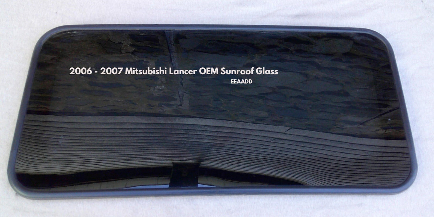 2006 - 2007 MITSUBISHI LANCER OEM FACTORY SUNROOF GLASS FREE SHIPPING
