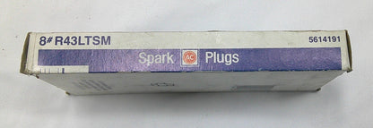 NOS ACDelco OEM Lot of 8x NEW Spark Plugs R43LTSM  5614191 Free Shipping!  B7