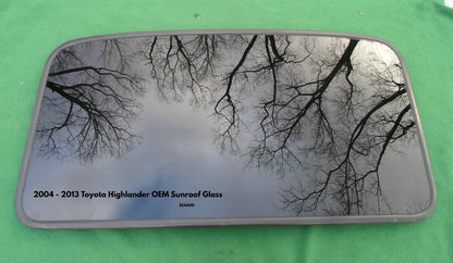 04 - 13 TOYOTA HIGHLANDER OEM FACTORY SUNROOF GLASS SCRATCH SALE FREE SHIPPING!