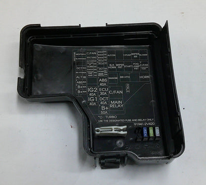 2015 - 2017 Hyundai Veloster Engine Fuse Relay Cover Lid 91941-2V420 B10