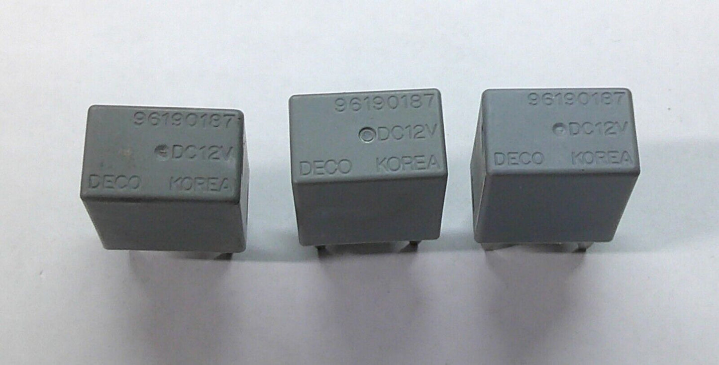 USA SELLER GENUINE OEM DECO RELAY LOT 96190187 FREE SHIPPING 1 YEAR WARRANTY GM8 - RarePartsFinder.Com