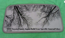2001 TOYOTA CAMRY SUNROOF GLASS PANEL JAPAN BUILT YEAR SPECIFIC OEM FREE SHIP