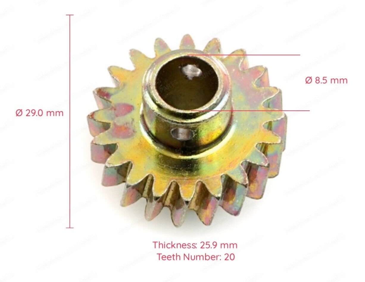 Fits 1996-2004 Grand / Cherokee XJ Seat Height Adjuster Motor Repair Gear Kit - RarePartsFinder.Com
