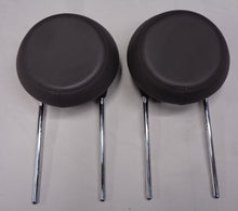 12 - 19 FIAT 500 FRONT SEAT HEADREST HEAD REST SET GRAY OEM FREE SHIPPING! - RarePartsFinder.Com