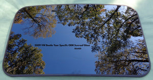 2009 VOLKSWAGON BEETLE YEAR SPECIFIC SUNROOF GLASS OEM FREE SHIPPING!