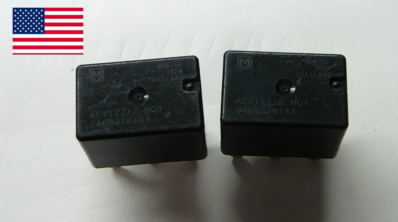 2x Chrysler Dodge Viper Charger Challenger OEM Relay Set 04692261AA ACV12212 C3