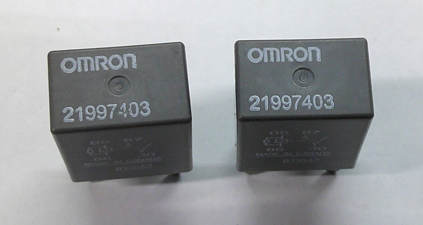 GM OMRON RELAY SET 21997403   TESTED 1 YEAR WARRANTY  GM11