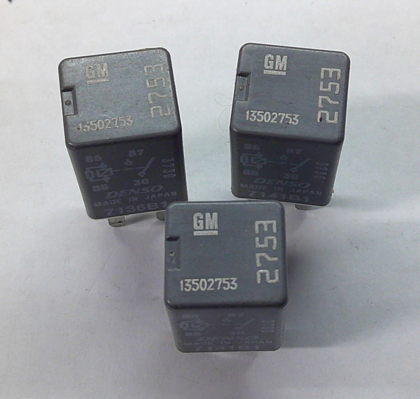 USA SELLER GM RELAY 13502753 3 PC  1 YEAR WARRANTY TESTED OEM FREE SHIPPING GM3 - RarePartsFinder.Com