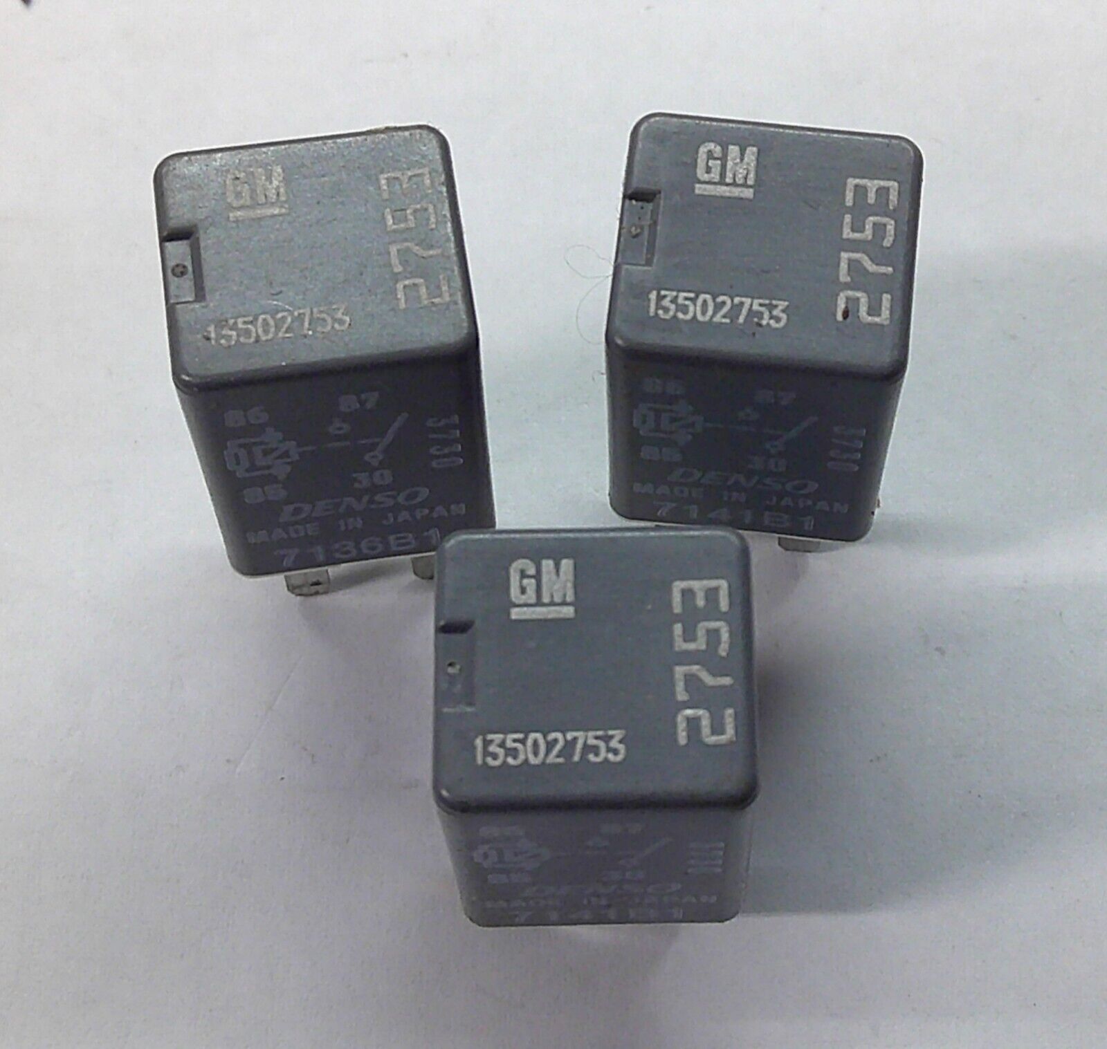 USA SELLER GM RELAY 13502753 3 PC  1 YEAR WARRANTY TESTED OEM FREE SHIPPING GM3 - RarePartsFinder.Com