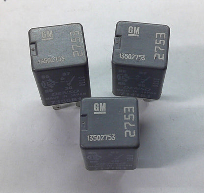 USA SELLER GM RELAY 13502753 3 PC  1 YEAR WARRANTY TESTED OEM FREE SHIPPING GM3 - RarePartsFinder.Com