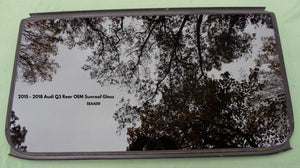 15 16 17 18 AUDI Q3 REAR OEM FACTORY SUNROOF GLASS NO ACCIDENT  FREE SHIPPING!