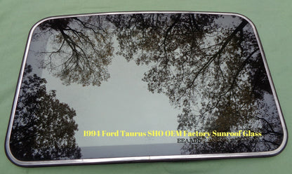 1994 FORD TAURUS SHO  OEM FACTORY YEAR SPECIFIC SUNROOF GLASS PANEL FREE SHIP - RarePartsFinder.Com
