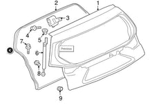 2011 - 2019 OUTLANDER SPORT HATCH TAILGATE ON BODY WEATHERSTRIP OEM 5815A053 W2