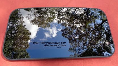 93 94 95 96 97 98 99 VOLKSWAGON GOLF OEM FACTORY SUNROOF GLASS FREE SHIPPING!