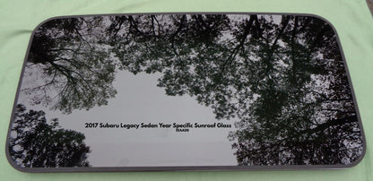 2017 SUBARU LEGACY SEDAN OEM YEAR SPECIFIC FACTORY SUNROOF GLASS  FREE SHIPPING - RarePartsFinder.Com