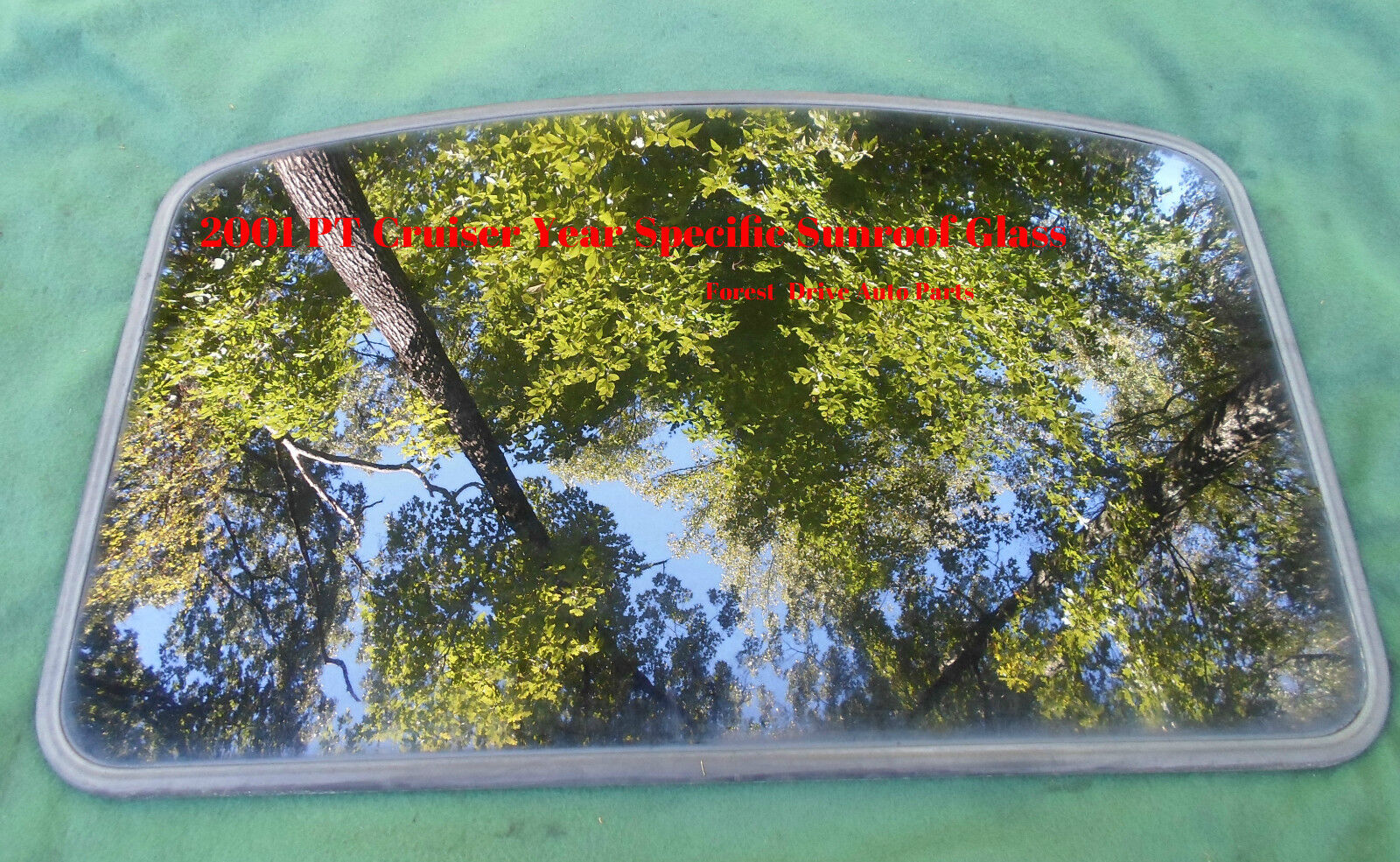 2001 CHRYSLER PT CRUISER YEAR SPECIFIC FACTORY OEM SUNROOF GLASS FREE SHIPPING! - RarePartsFinder.Com