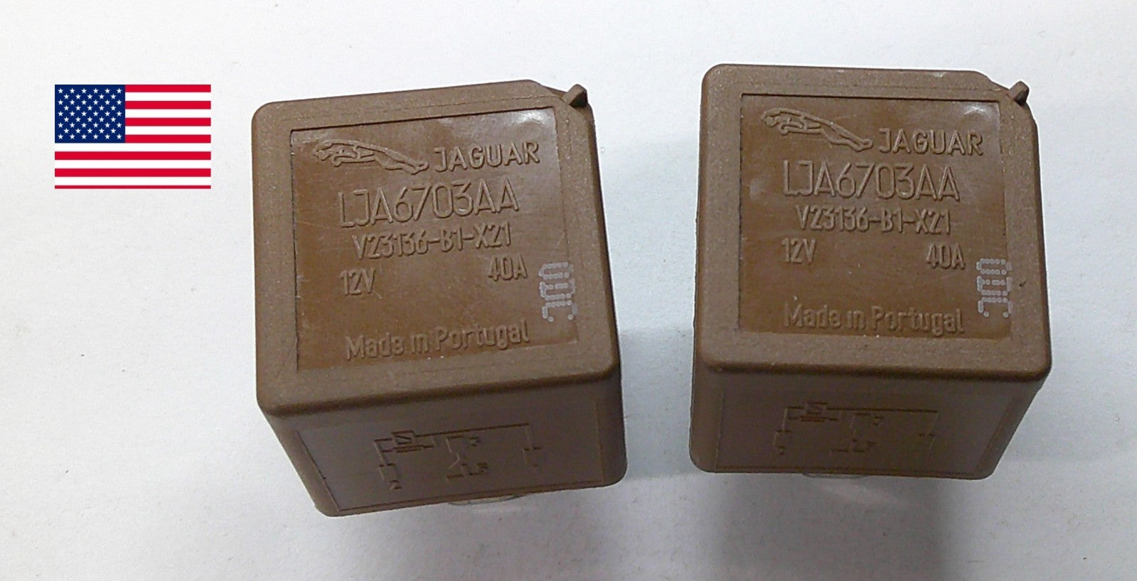 USA FORD JAGUAR RELAY LJA6703AA  V23136-B1-X21 TESTED OEM 1 YEAR WARRANTY F2