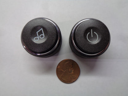 06 - 11 CADILLAC DTS  RADIO STEREO TUNER SELECTOR KNOB SET OEM