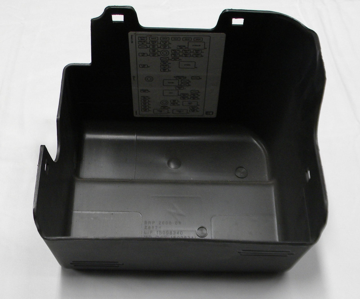 02 - 09 Chevy Trailblazer Under Rear Seat Fuse Box Housing Cover 15098340 OEM B5