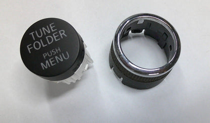 2017 NISSAN VERSA RADIO STEREO CONTROL SELECTOR TUNER KNOB SET OEM FREE SHIPPING - RarePartsFinder.Com
