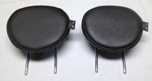 2007 - 2015 MINI COOPER OEM BLACK LEATHER REAR LEFT RIGHT HEADREST SET - RarePartsFinder.Com