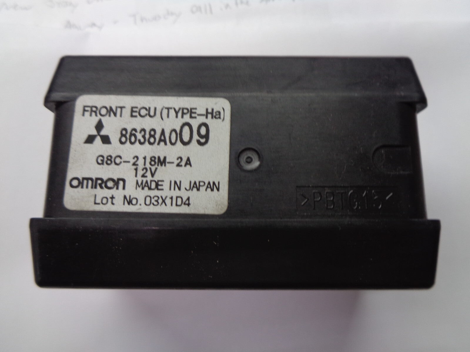 MITSUBISHI FRONT ECU RELAY UNIT 8638A009 OMRON  OEM TESTED FREE SHIPPING! - RarePartsFinder.Com