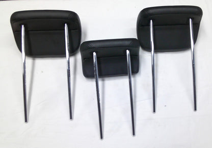 06 - 07 MERCEDES BENZ ML350 OEM BLACK LEATHER REAR HEADREST SET FREE SHIPPING!