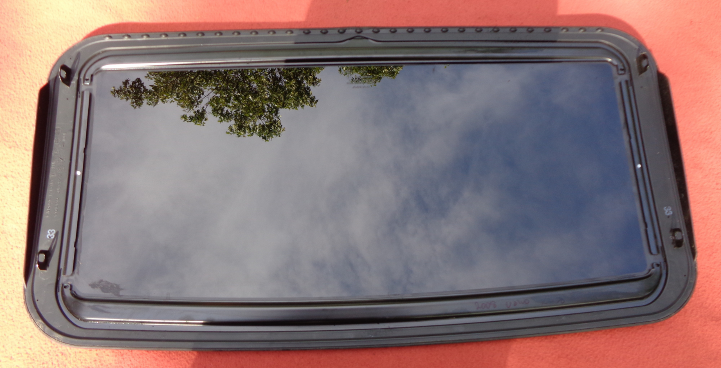 2007 VOLVO S80 OEM FACTORY SUNROOF GLASS 100% LEAK PROOF SEAL GUARANTEED! - RarePartsFinder.Com
