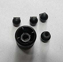1996 - 1998 Jeep Cherokee Radio Stereo Tuner Selector Knob Set 68397744AA OEM