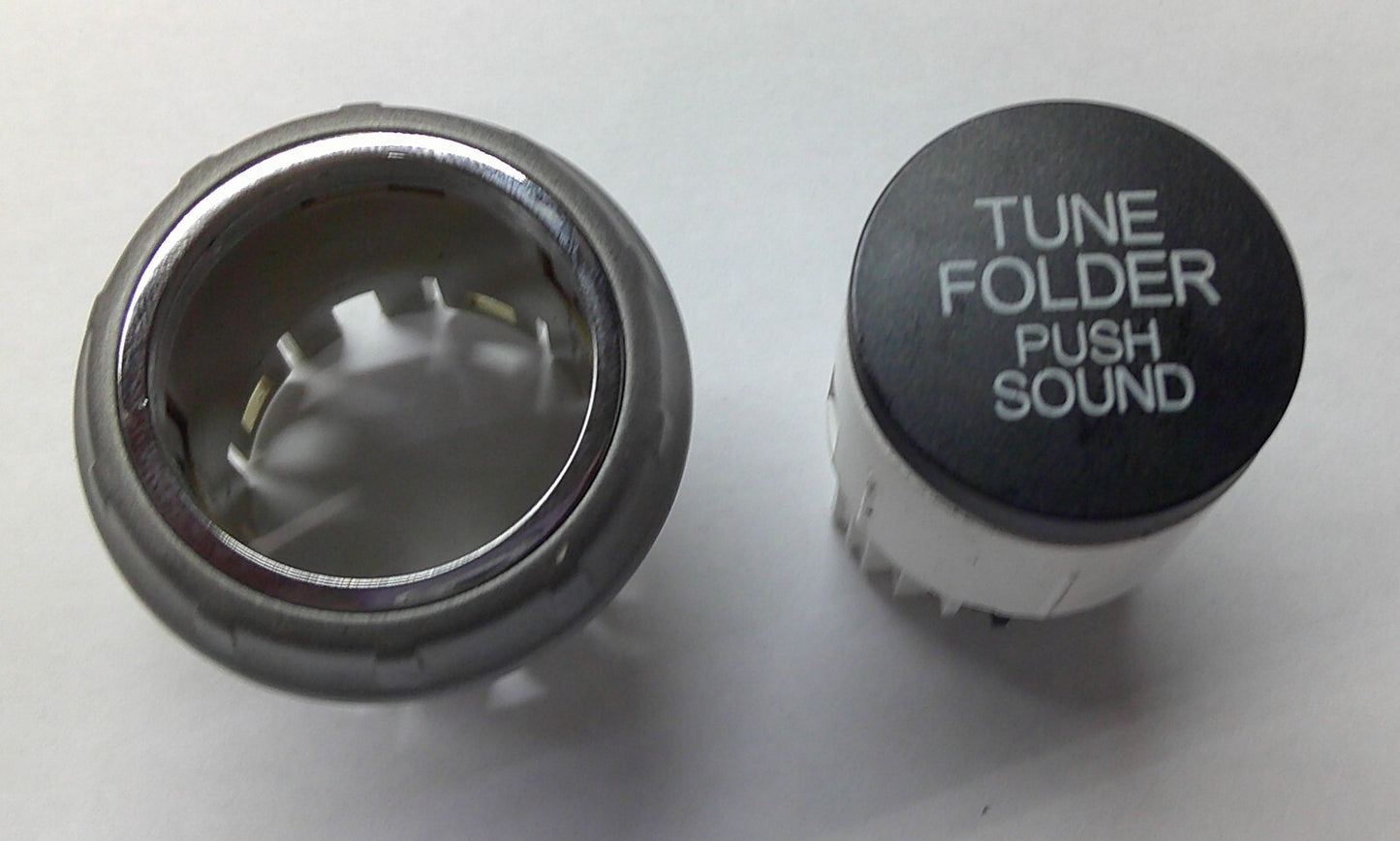 06 07 08 09 10 11 HONDA CIVIC STEREO RADIO TUNER SELECTOR KNOB SET OEM FREE SHIP