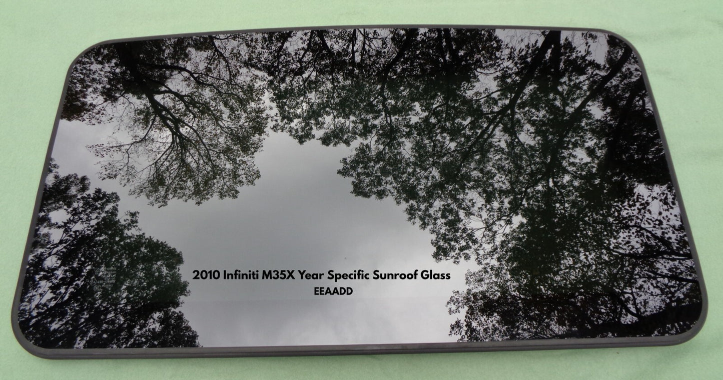 2010 INFINITI M35 M35X YEAR SPECIFIC OEM FACTORY SUNROOF GLASS FREE SHIPPING - RarePartsFinder.Com