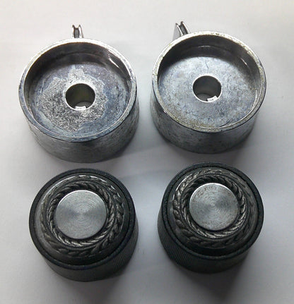 1985 CADILLAC SEVILLE RADIO STEREO TUNER KNOB SET OEM