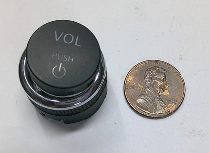 2017 NISSAN VERSA RADIO STEREO CONTROL VOLUME TUNER KNOB SET OEM 28185‑3VY0A