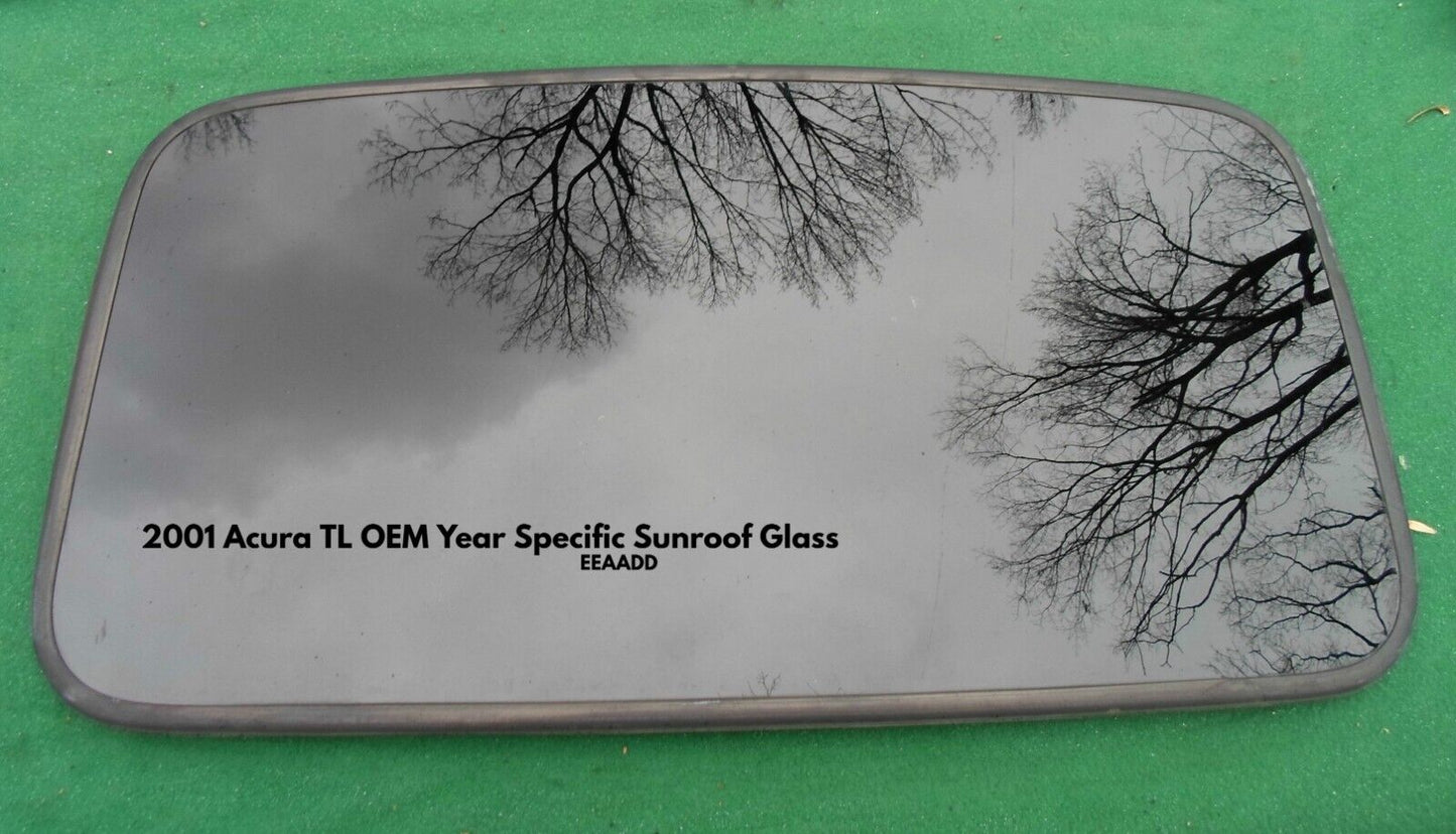 2001 ACURA TL YEAR SPECIFIC OEM FACTORY SUNROOF GLASS  NO ACCIDENT FREE SHIPPING - RarePartsFinder.Com