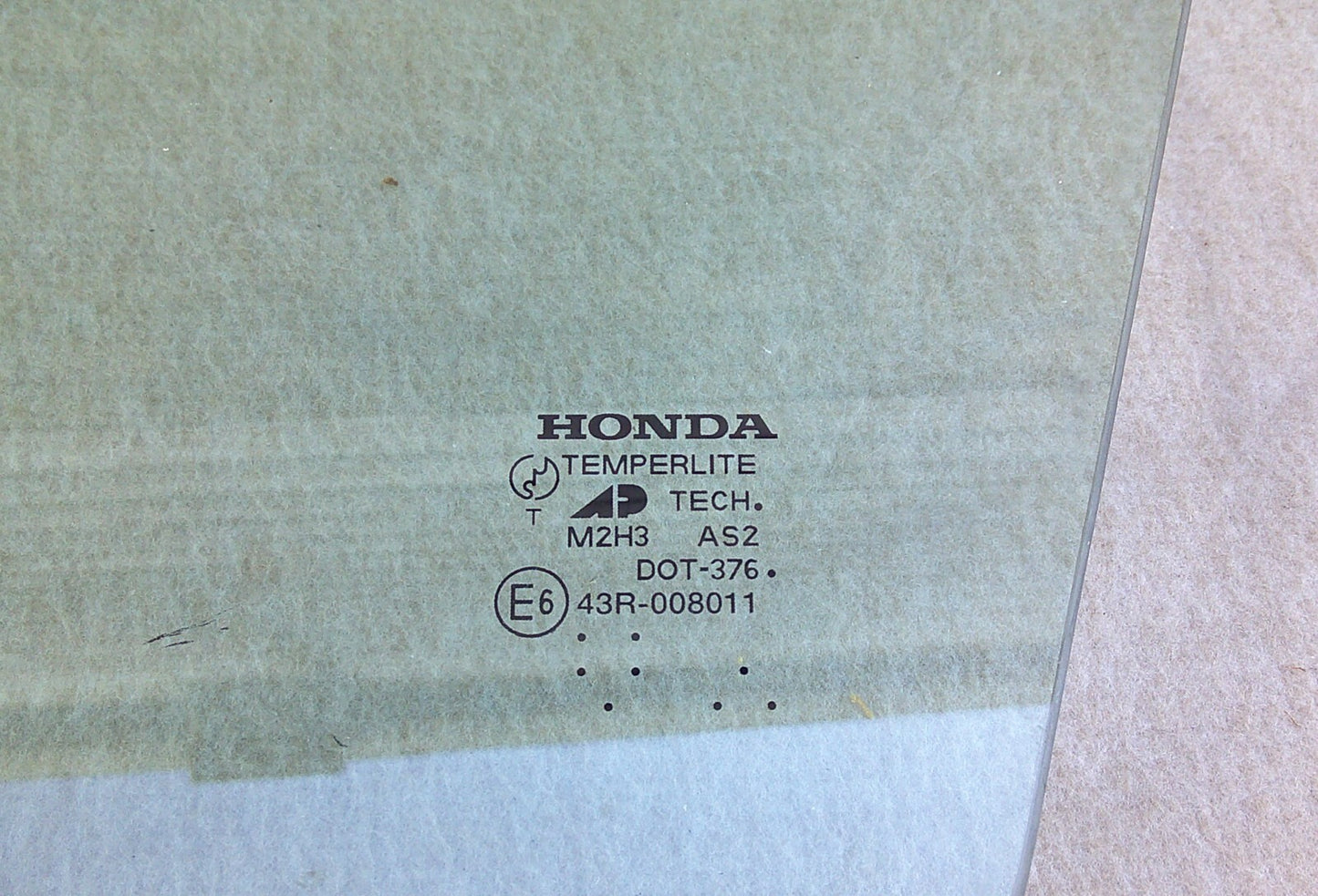 03 - 07 HONDA ACCORD SEDAN LH DRIVER FRONT OEM GLASS 73350-SDA-A10 FREE SHIPPING