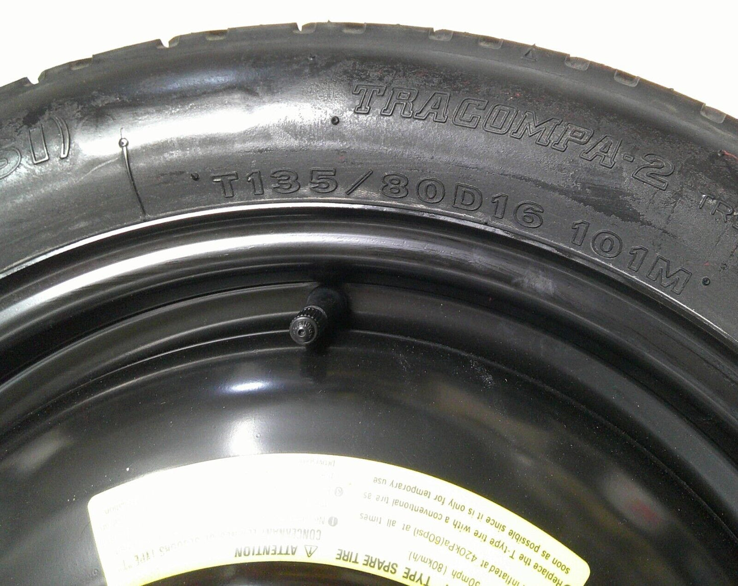 03 - 08 Subaru Forester Emergency Spare Tire Wheel Donut OEM Free Ship - RarePartsFinder.Com