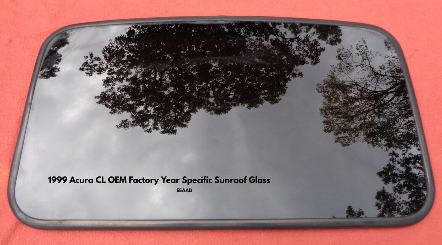1999 ACURA CL YEAR SPECIFIC OEM FACTORY SUNROOF GLASS FREE SHIPPING! - RarePartsFinder.Com