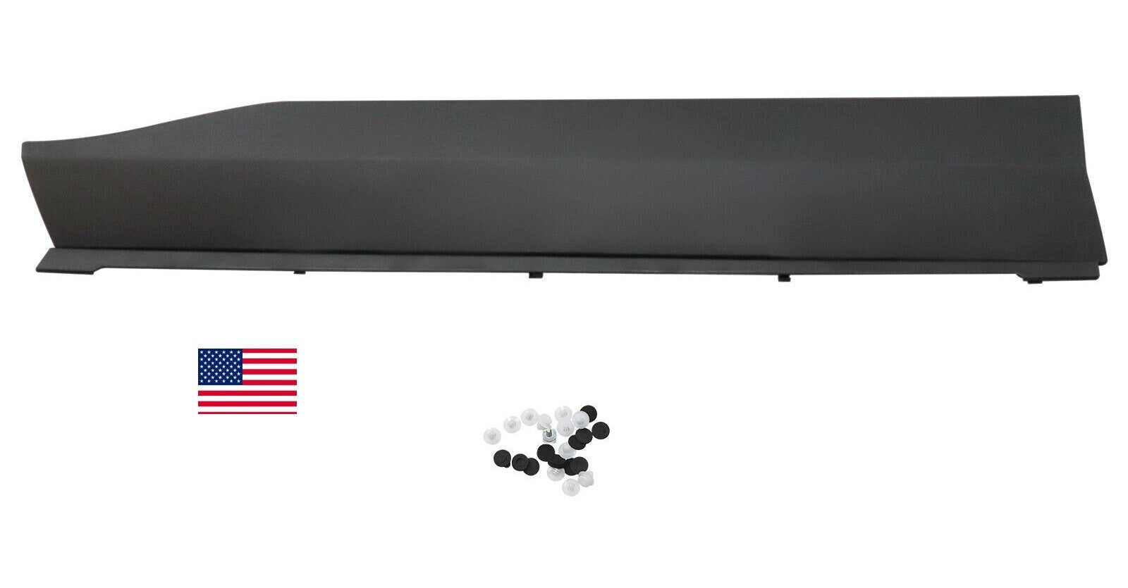 Left-side Front Door Lower Molding Trim 75074-0R070 LH For 2019-2022 Toyota Rav4 - RarePartsFinder.Com