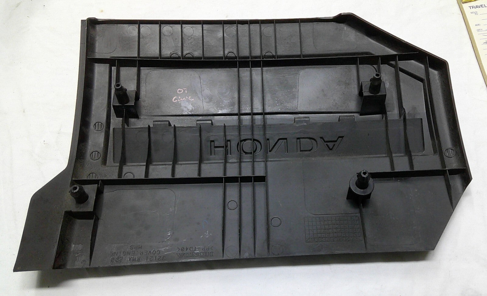 2006-2011 Honda Civic Hybrid 1.3L Engine Cover Trim Panel 32121-RMX  R1 - RarePartsFinder.Com