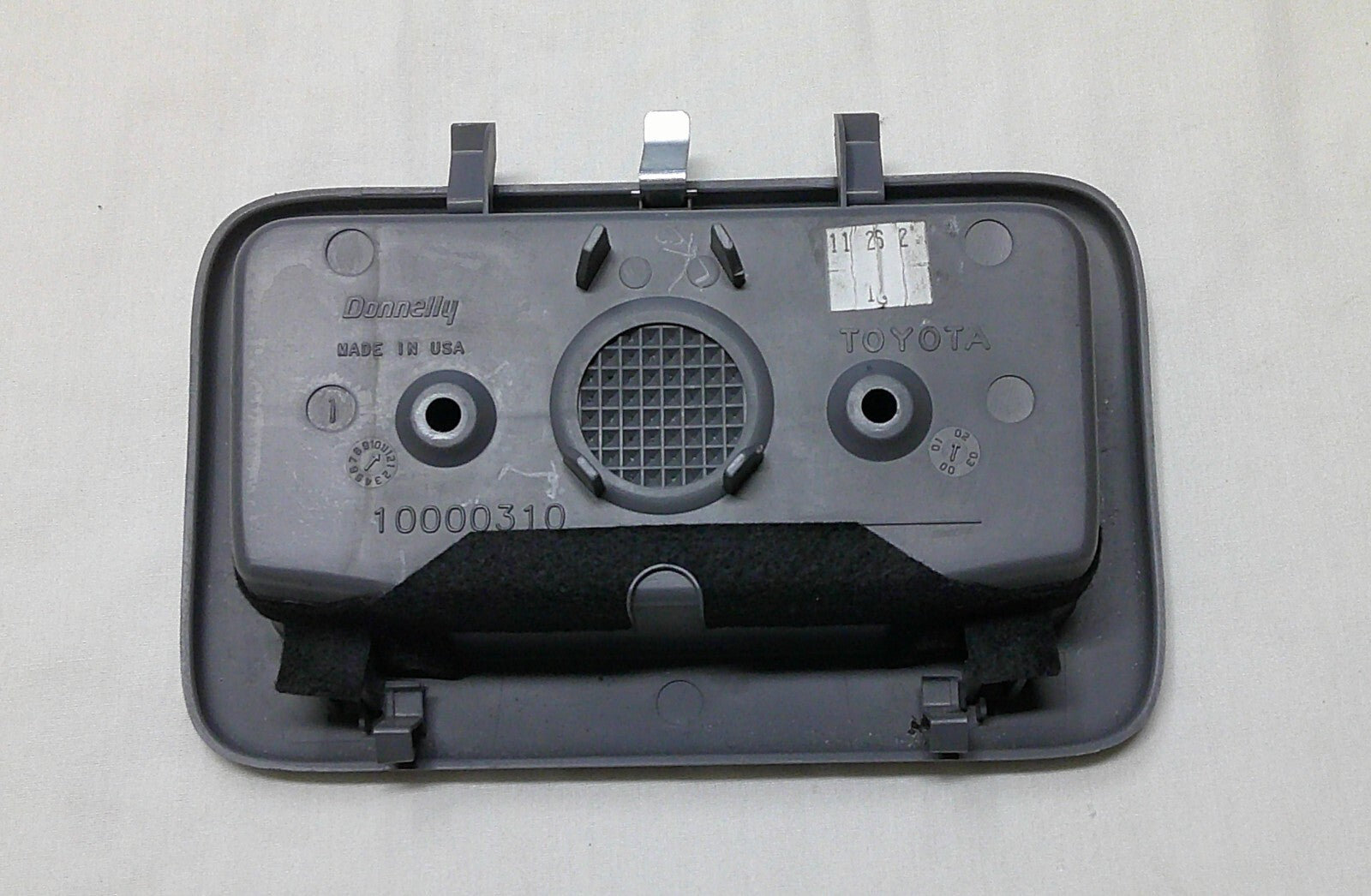 1999 - 2003 TOYOTA SOLARA OVERHEAD SUNGLASS HOLDER CASE GRAY ROOF OEM A1 - RarePartsFinder.Com
